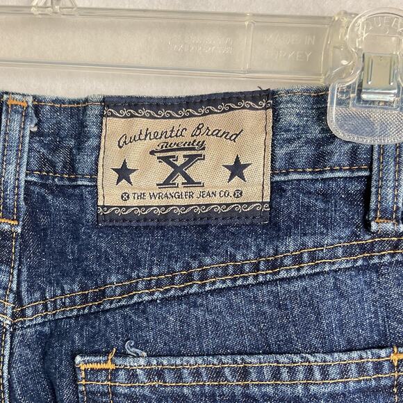 Authentic Brand Wrangler 20X Womens 5/6 x 36 Blue Jeans - Picture 3 of 9